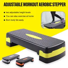 Equipamento aeróbio da etapa da aptidão do exercício do gym do passo da aptidão ajustável não-deslizamento do pedal da ioga da cardio stepper 100kg
