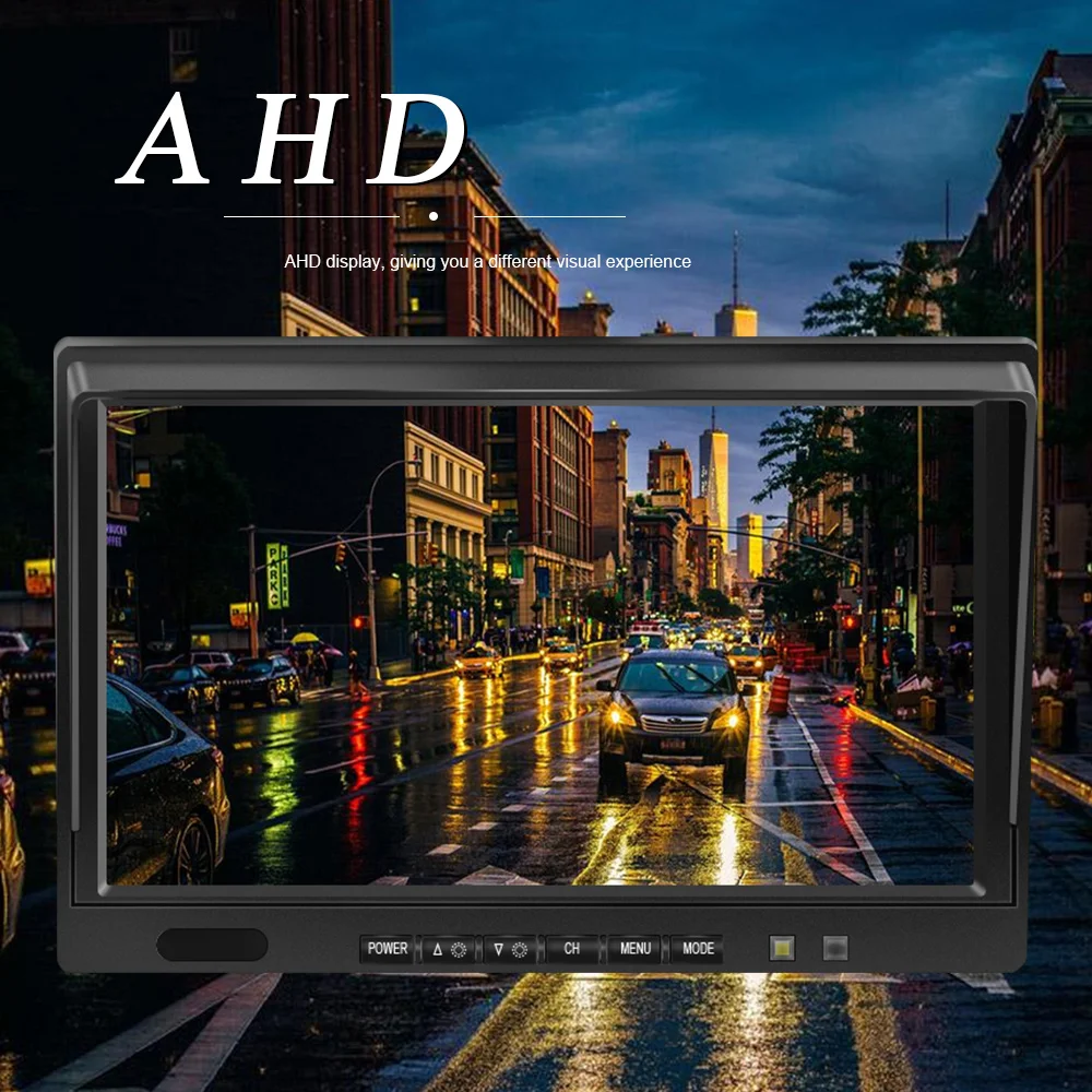 9 дюймовый AHD DVR монитор для грузовика/автомобиля 4 канальный рекордер камера