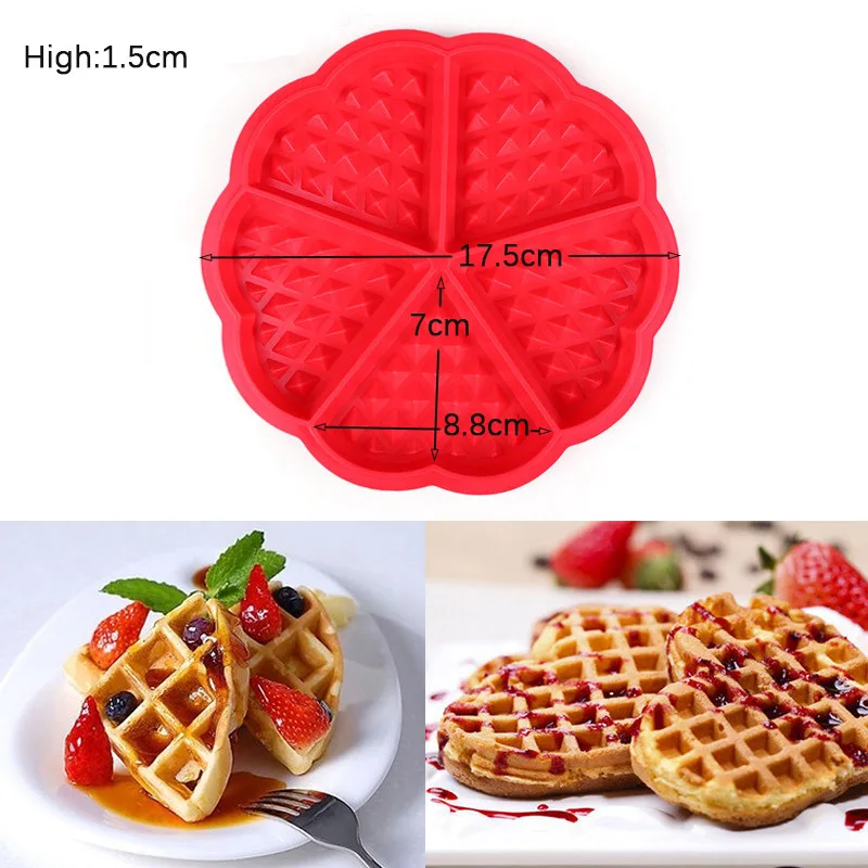 Food-Grade-Silicone-Waffle-Mold-DIY-Waffle-Chocolate-Baking-Mould-Microwave-Cake-Bakeware-Maker-Pan-Kitchen