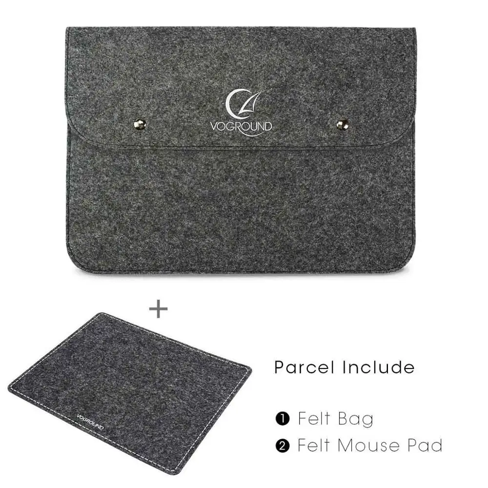 Logo Black and MPad Чехол для ноутбука, фетровая сумка для Macbook Air Pro retina 11 12 13 14 15 дюймов, чехол для ноутбука, планшета, hp, Xiaomi, Dell, Mac book - Цвет: Logo Black and MPad