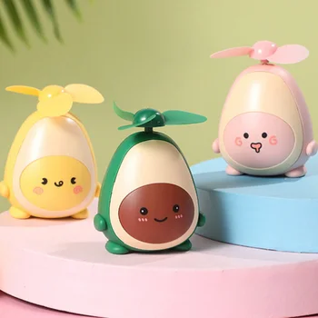 

Avocado Mini USB Fan Charging Cute Handheld Portable Small Fan Girl Office Cartoon Student Dormitory Gift
