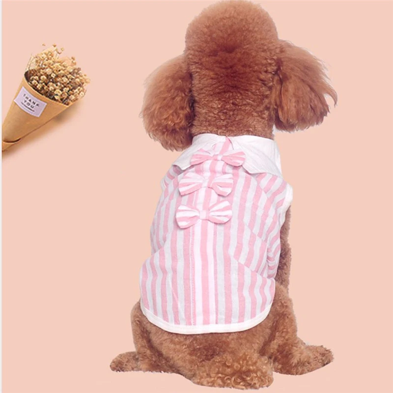 Летняя рубашка для собак ropa perro Poodle Bichon Pomeranian Schnauzer Мопс одежда корги костюм для собак Одежда для домашних животных рубашка пальто Прямая поставка