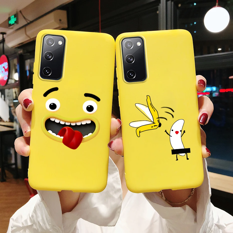 Cute Soft Silicone Back Cover Case for Samsung Galaxy S20 FE Fan Edition