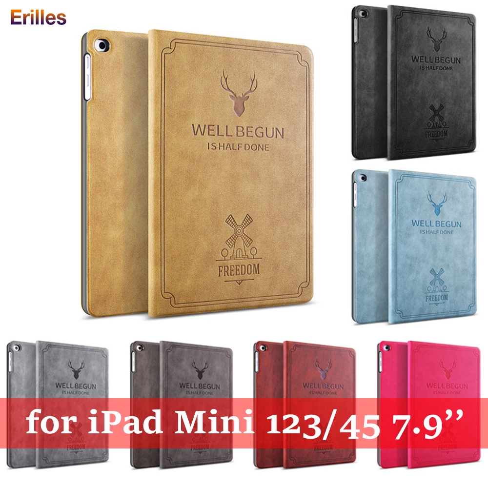 Умный чехол для iPad mini 2 3 4 планшетного ПК с функцией автоматического