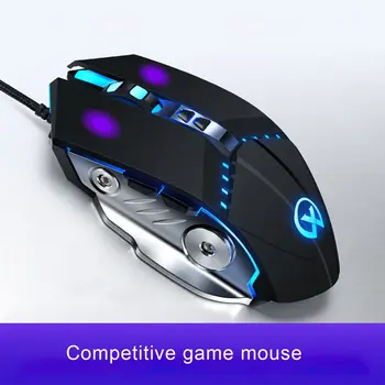 

Gaming Mouse 3200DPI LED Optical USB Wired Silent Mouse Computer Mouse Gamer Mice Ergonomic Game Mause For PC Laptop Desktop