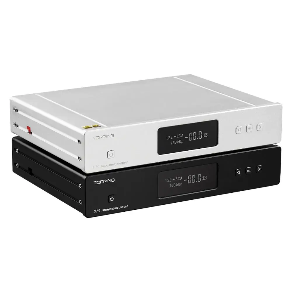 TOPPING D70 Bluetooth LDAC 5,0 CSR8675 AK4497* 2 USB DAC AK4118 приемник XMOS XU208 DSD512 родное 32 бит/768 кГц Hi-Res аудио