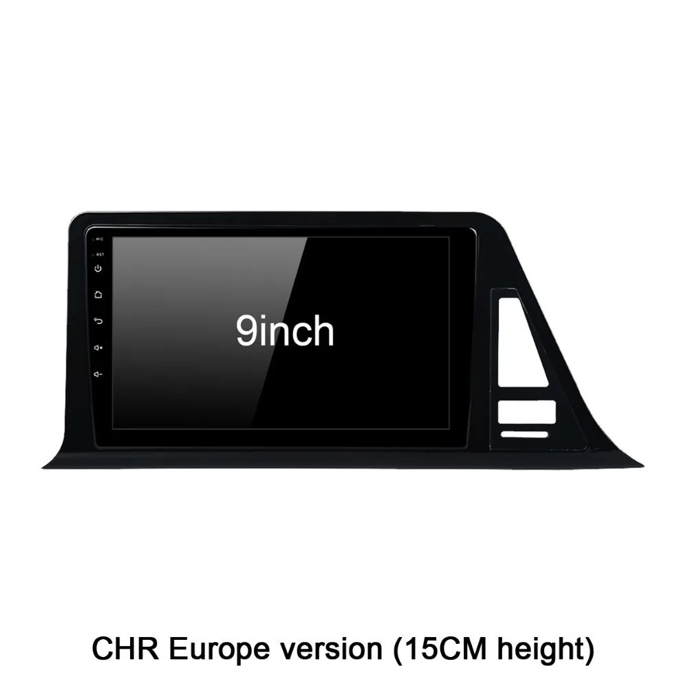 Best for Toyota C-HR 2016 2017 2018 GPS Car Stereo USA North American European EU Version CHR GPS Vehicle Android 9.0 Car Radio PC 4