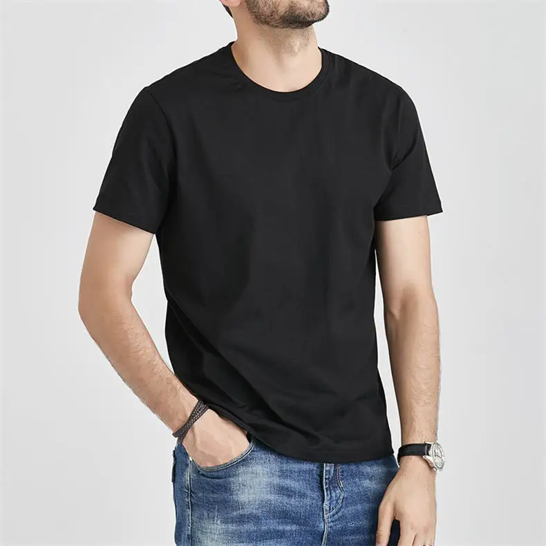 16Colors Free Ship T-Shirts Men Summer Cotton Plain Male Tshirts Black Solid O-Neck Short Tees shirt Soft  Women Top Tee Female 06