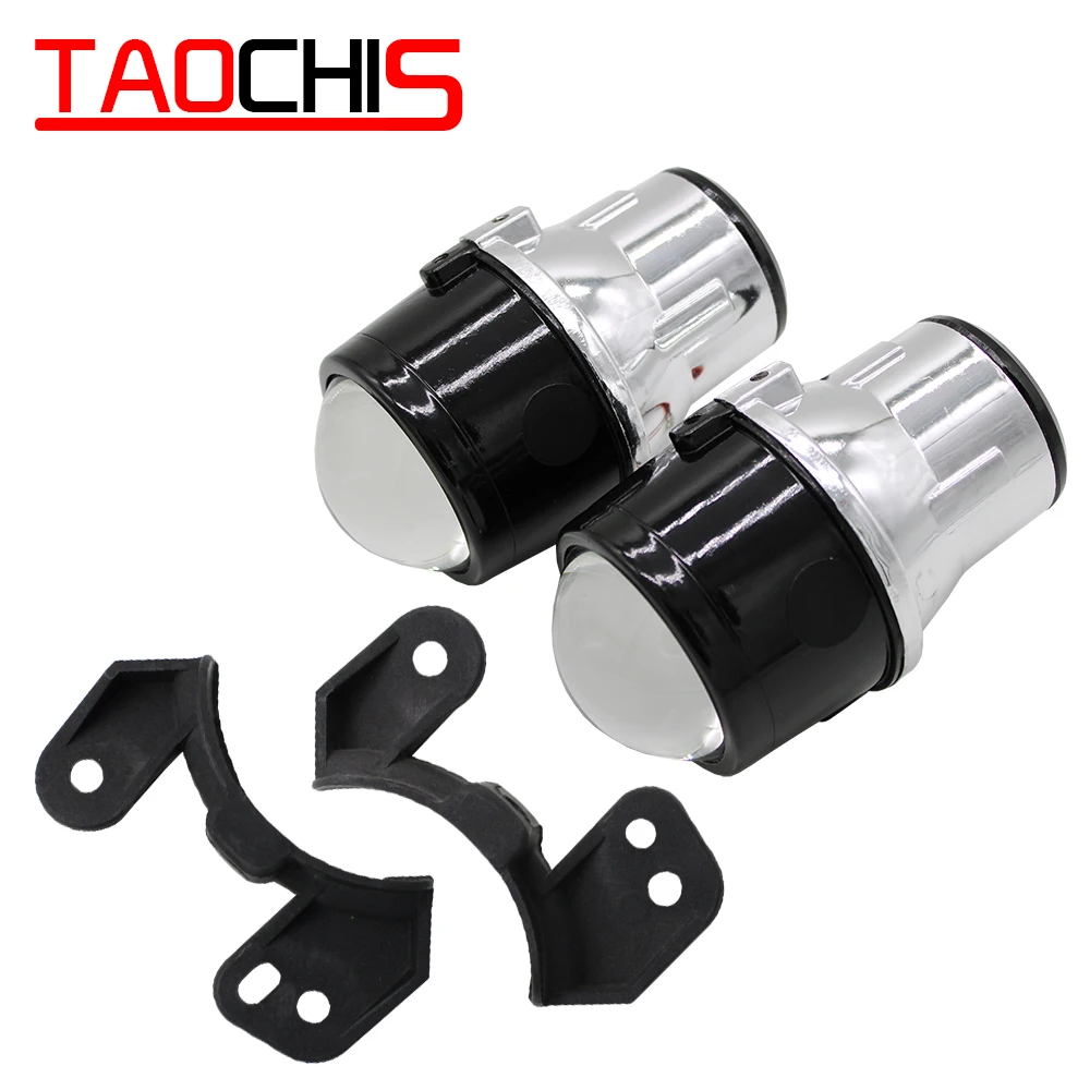 

TAOCHIS 2.5 inch Bi-Xenon projector lens xenon lamp fog lamp assembly for JEEP PT Cruiser H11 Bulbs High Low Beam Waterproof
