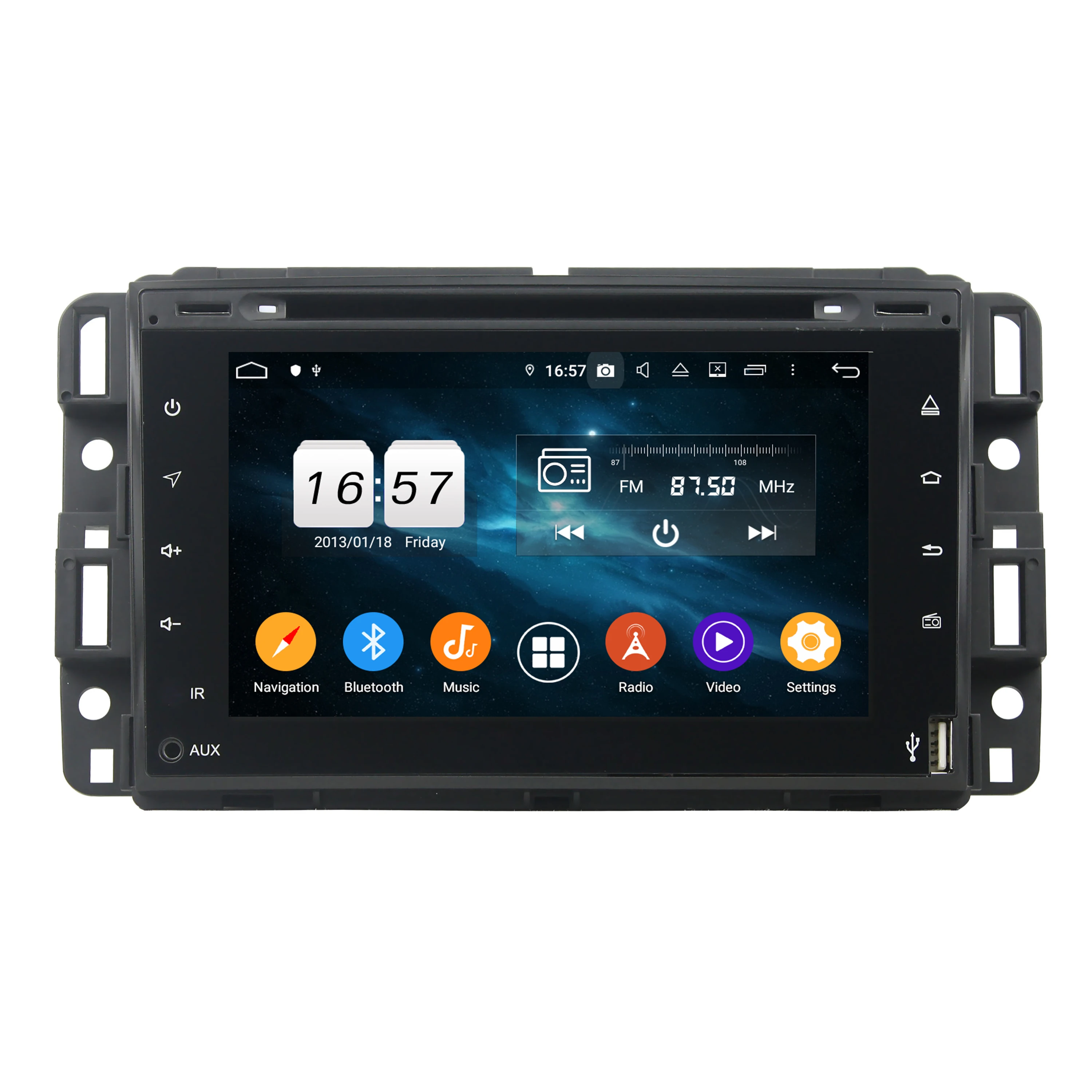 

KLYDE 7" 2 Din 8 Core Android 9.0 Car Radio For GMC Yukon Tahoe 2007-2012 Full Touch Car Multimedia Player Canbus DVD Player