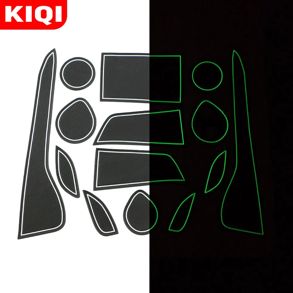 Car Anti Slip Gate Slot Pad Mat Non-slip Door Groove Mats for Toyota C-HR CHR C HR 2016 2017 2018 2019 Auto Accessories |