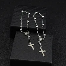 Модный такой же браслет классический Крест кисточкой бусины можно регулировать для мужчин и женщин браслет горячая распродажа