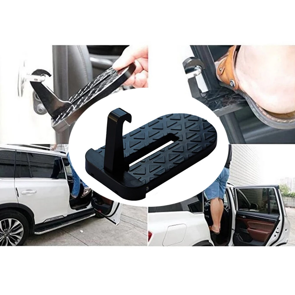 

Multi Foldable Car Door Step Car Roof Rack Step Universal Latch Hook Auxiliary Foot Pedal Aluminium Alloy Safety Hammer