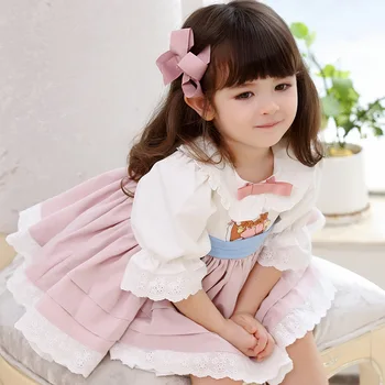 

Autumn Toddler Girl Fall Clothes 2020 Children's Clothing Baby Cotton Lace Long Sleeve for Child Princess Party Tutu High Quaity