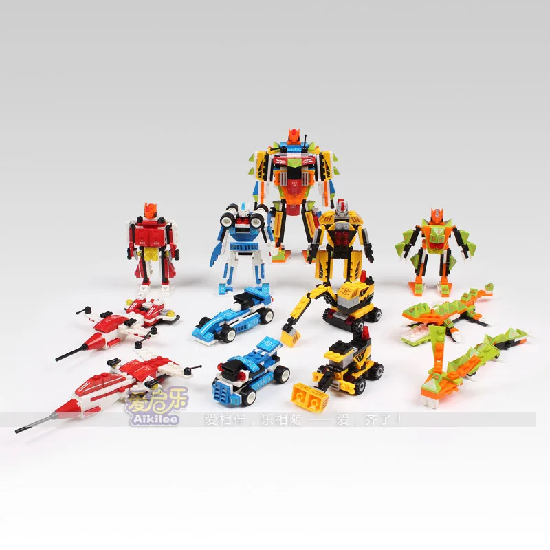 

Children'S Educational Building Blocks Transformation Building Block Robot Plastic Fight Inserted Children'S Educational Assembl
