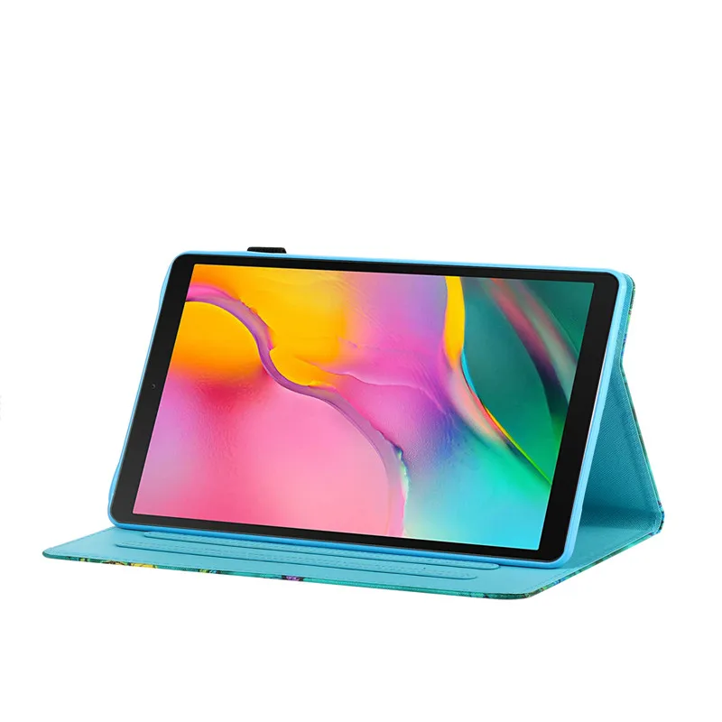Wekays чехол для samsung Tab A 10,1 кожаный чехол с мультяшным котом для samsung Galaxy Tab A 10,1 дюймов T510 T515 чехол s