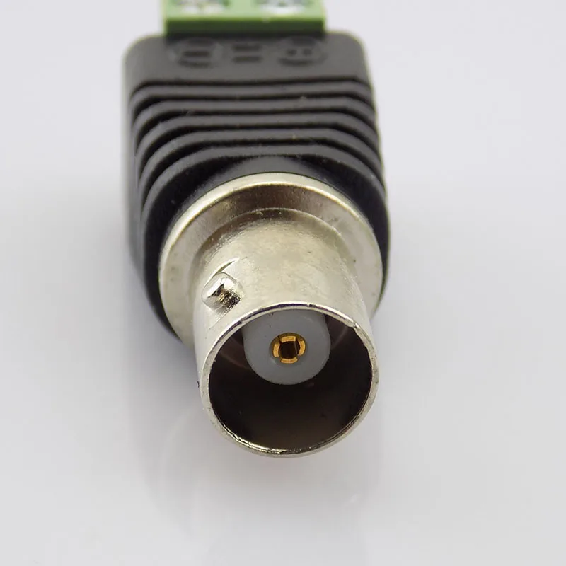100 шт. BNC разъемы Коаксиальный Cat5 кабель видео балун разъем адаптера BNC разъем UTP для камеры видеонаблюдения C12