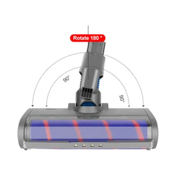 

Floor Suction Head Suitable For Dyson Vacuum Cleaner Direct Drive V6 DC58 59 62 1 * Electric Brush Head + 1 * Roller Brush
