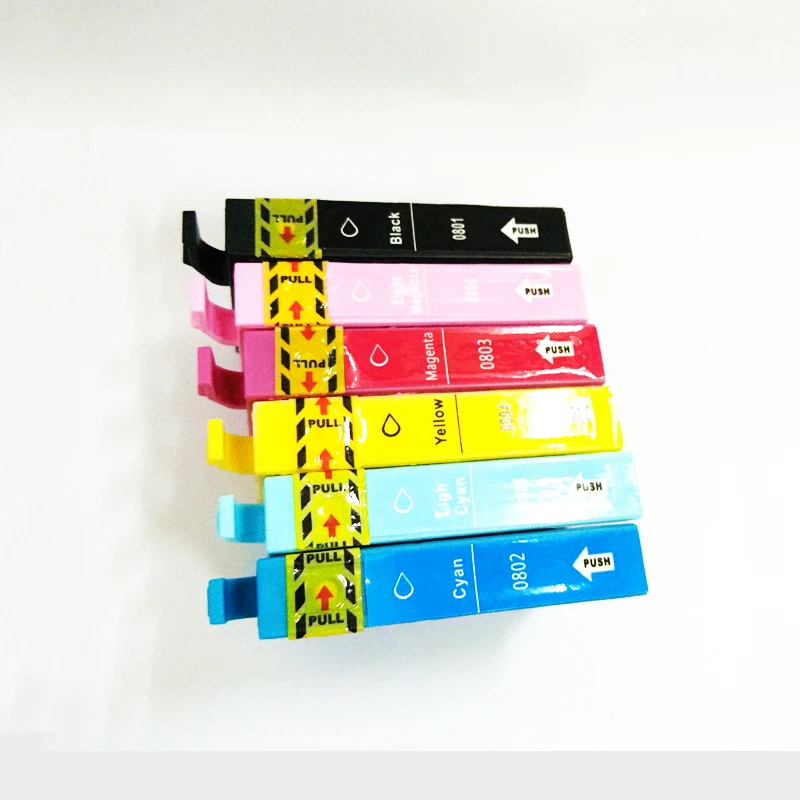 Vilaxh T0801-T0806 для Epson Stylus P50 PX650 PX700 PX800 PX710 PX720 PX810 PX820 R265 R285 R360 RX560 RX585 принтер