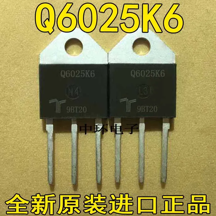 

10pcs/lot Q6025K6 25A 600V