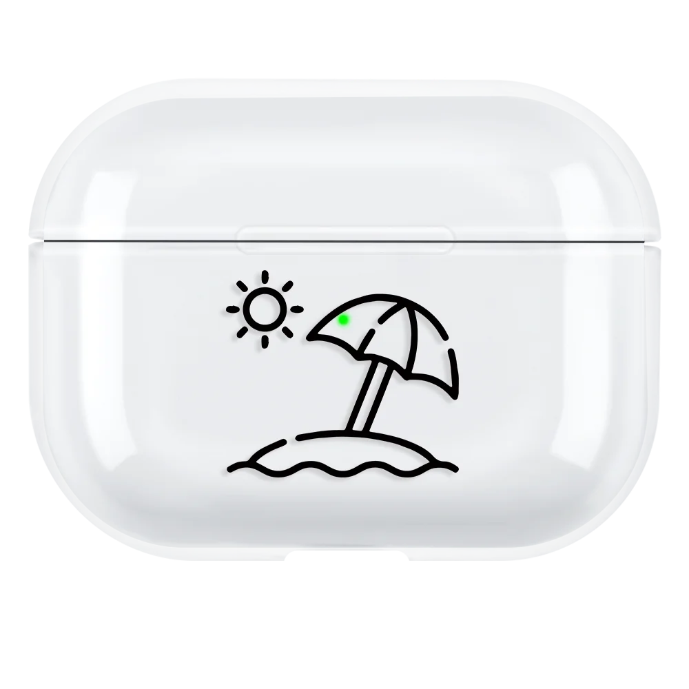 07 Чехол для наушников CASPTM с простым узором для AirPods 1 2 3 Чехол Жесткий ПК беспроводные наушники чехол для Airpods Pro Чехол аксессуары - Цвет: 07