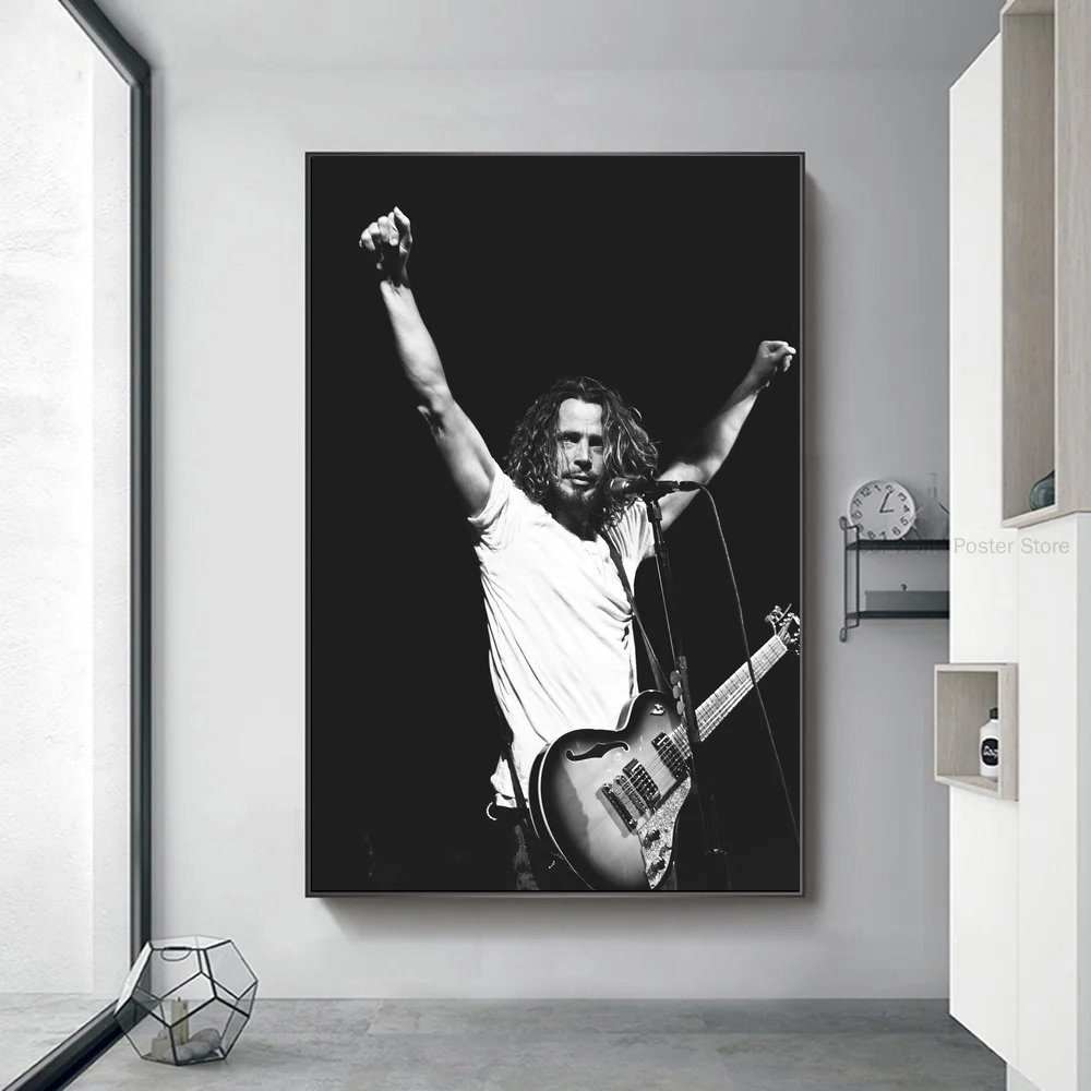 Chris Cornell Poster Wall Decoration for Living Room Bedroom 60 options Chris Cornell Poster Chris Cornell Chris Cornell Music Poster
