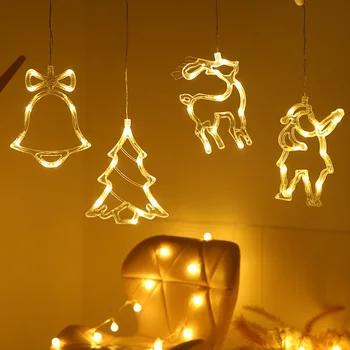 

LED String Light Ins Window Sucker Chandelier Creative Christmas Decorative String Lights Scene Decoration Lights