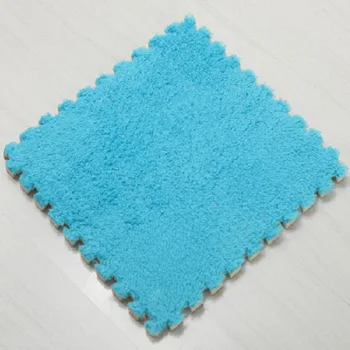 

30X30cm DIY Carpets Living Room Bedroom Soft Floor Area Rug Children Kids Magic Patchwork Plush Mat Baby Playmat Fluffy Rug