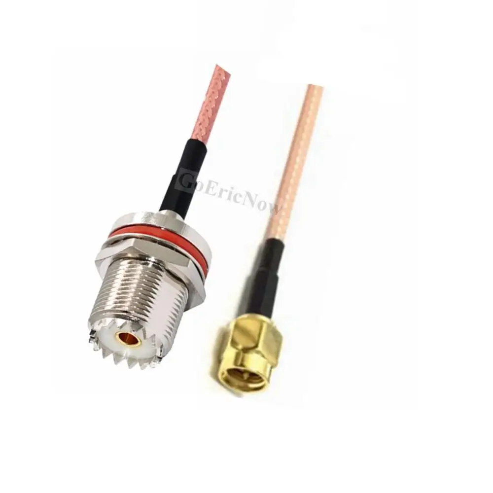 5 шт. радиочастотный коаксиальный Соединительный кабель 50 Ом M UHF PL259 Waterproo Female к SMA