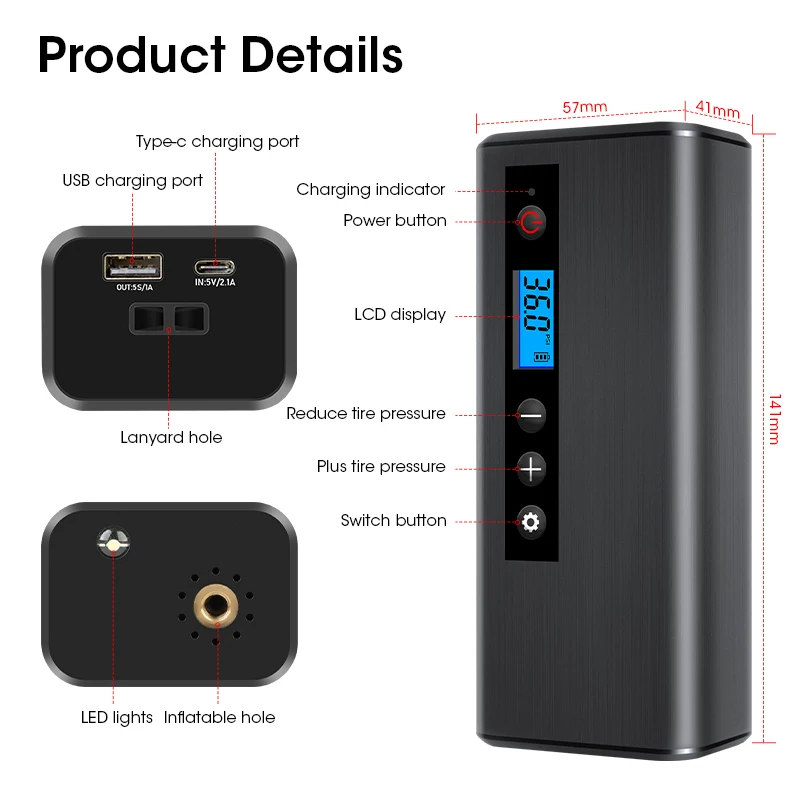 ������ ���� ����, �޴�� �ڵ��� �����, ���� Ÿ�̾� ��â��, ���� ���Ա�, �ڵ��� ������ Ÿ�̾� ��, 12V, 150PSI, 4000mAh