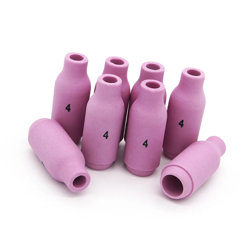 

10Pcs Alumina Nozzle Cups TIG Welding Large Gas Lens 10N50 10N49 10N48 For WP 17/18/26 Series TIG Welding Torch Consumable