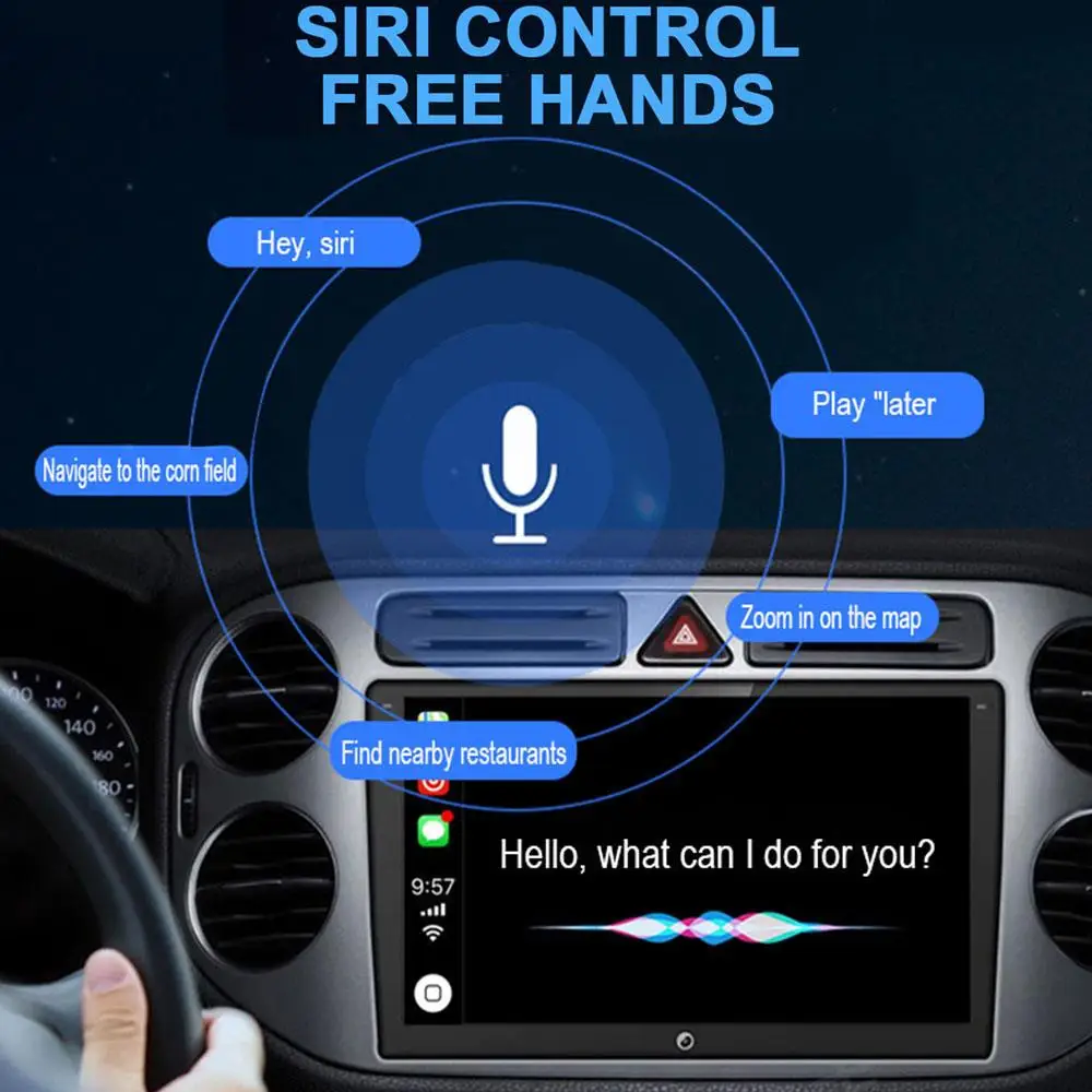Wireless CarPlay Dongle Link Dongle Smart Link GPS Bluetooth Apple IOS MINI USB Android Auto MP5 Player