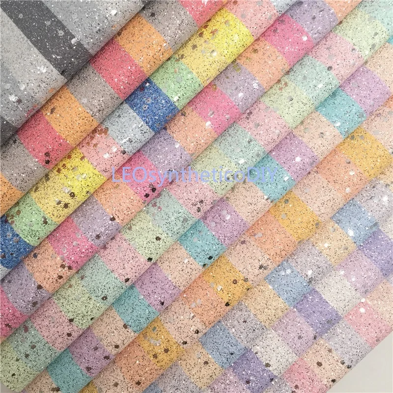 1 шт., 21X29 см, блестящая ткань, плотная блестящая кожа, блестящая полоска, кожаные листы для изготовления луков, LEOsyntheticoDIY T379