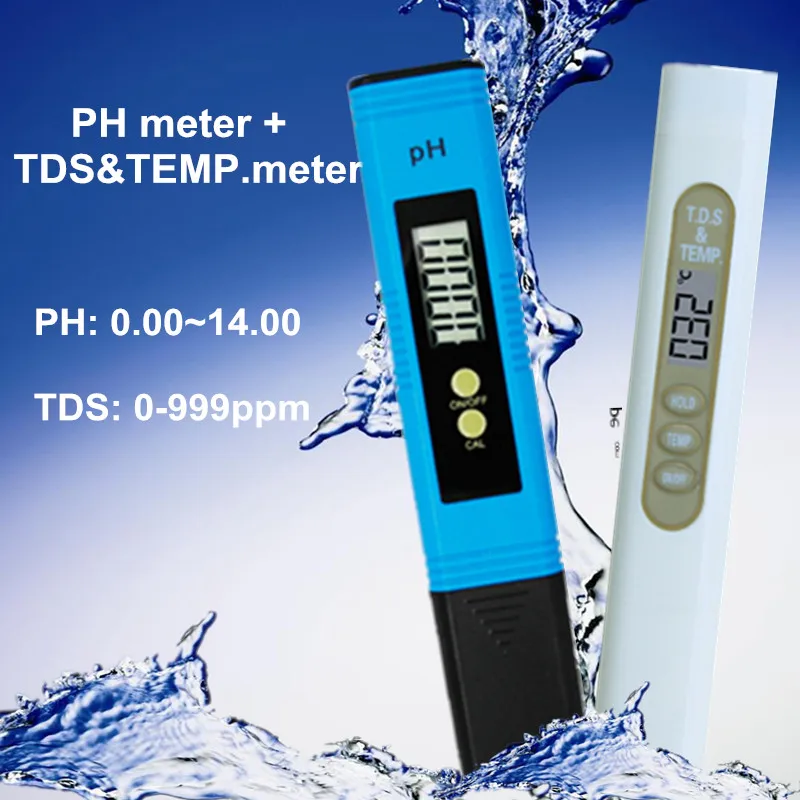 Цифровой измеритель PH EC TDS тестер термометр ручка Чистота воды PPM фильтр гидропоники для Аквариума Бассейн Воды Монитор Скидка 40