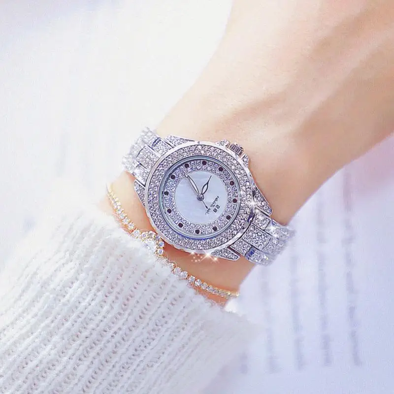 2023 Top Brand Luxury Silver Watches Stainless Steel Retro Ladies Quartz Wristwatches Fashion Casual Women Dress Watch