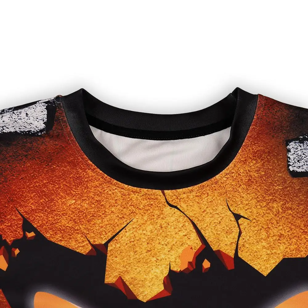 Adult unisex Hoodies Sweatshirts Halloween 3D Print Pumpkim Long Sleeve couples Sweatshirt
