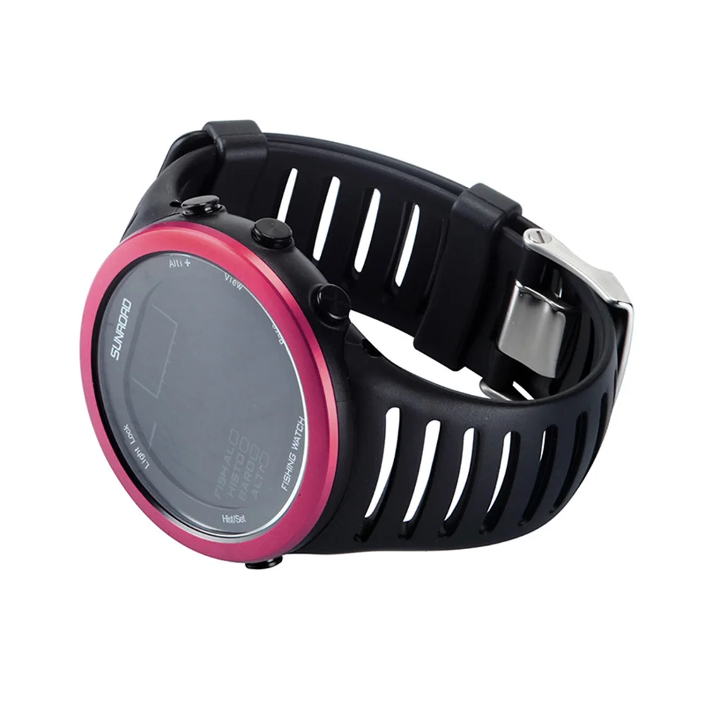 FR720 Digital Pedometer Sport Barometer Watch Fishing Altimeter Thermometer Weather Forecast Multifunctional Fishing Watch