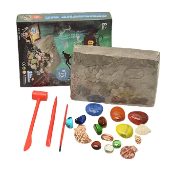 

1 Set Gemstones Dig Kit Funny Educational Excavation Kits Science Experiments Toy Geology Kits Crystal Dig Kit for Child Kids