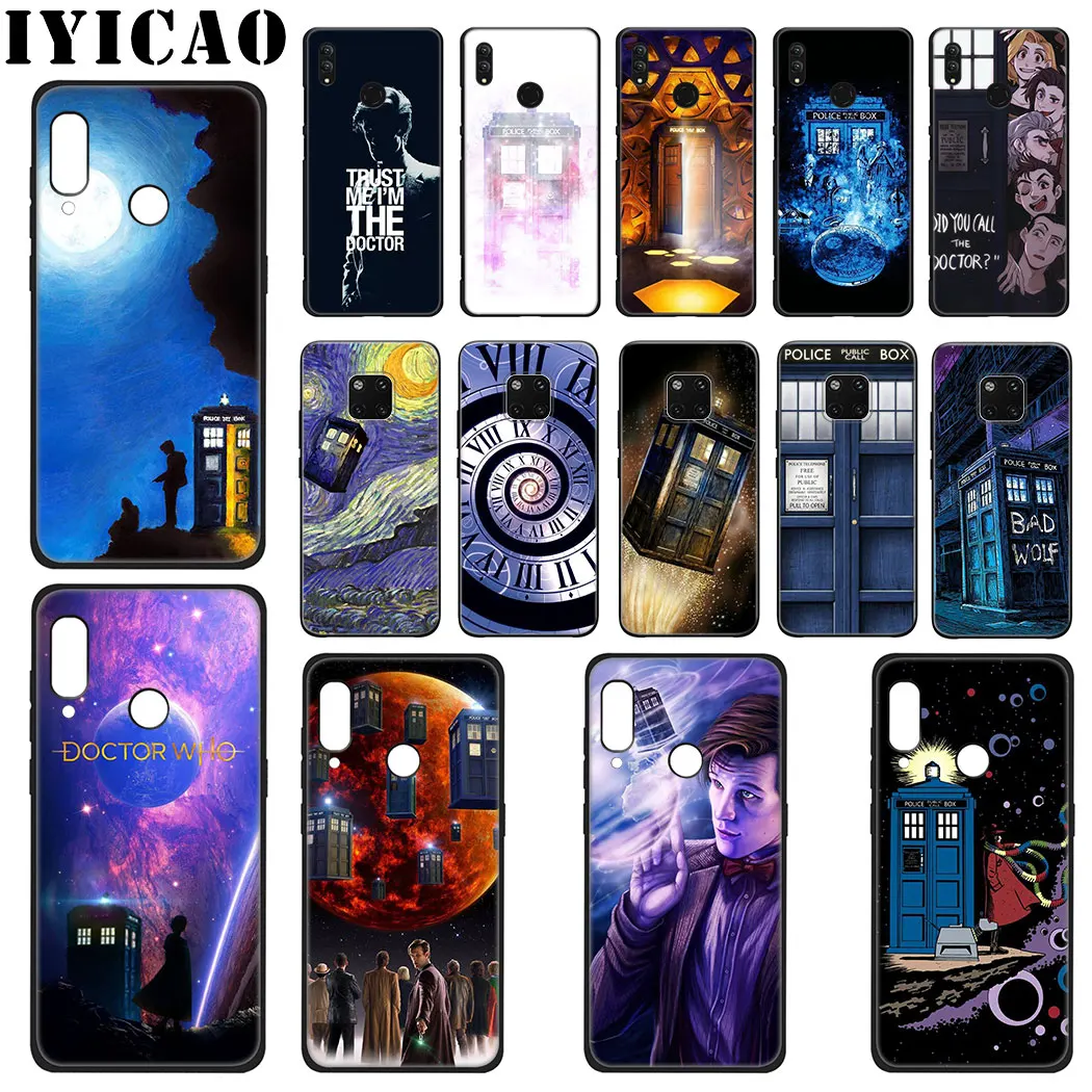 Мягкий силиконовый чехол IYICAO Doctor Who для huawei mate 20 10 Lite Pro Nova 5i 4 3i 3 2i 2 |