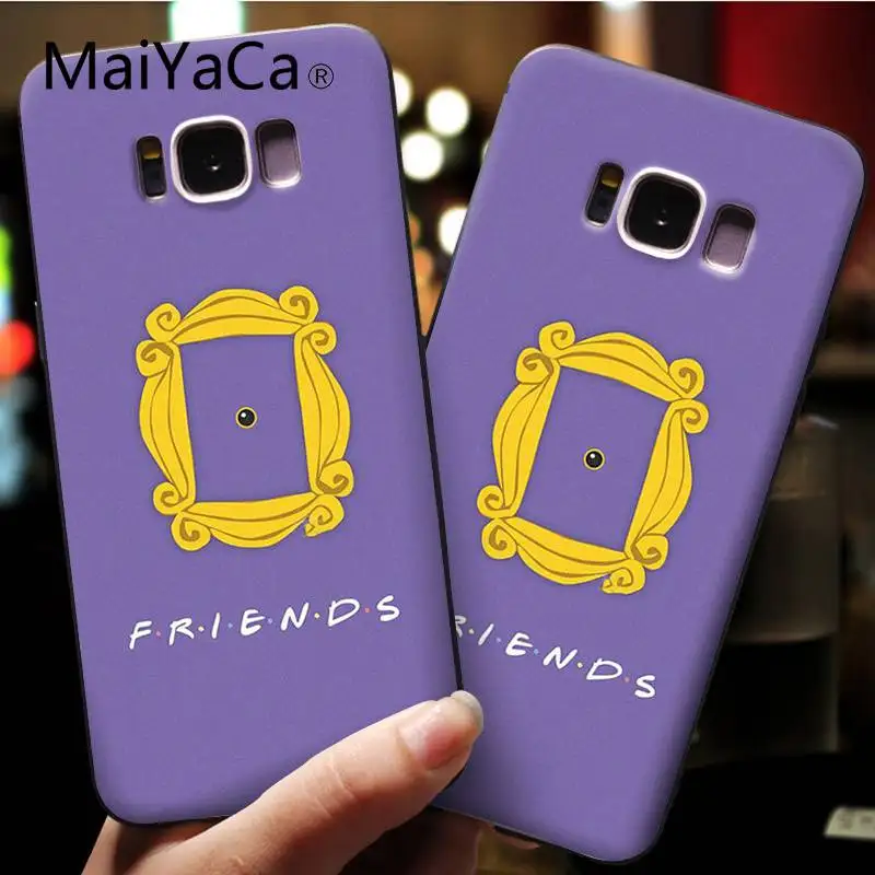 MaiYaCa друзья телевизор Мягкий Силиконовый ТПУ чехол для телефона samsung GALAXY S9 plus S3 S6 7 8 9 S10 E S9 Чехлы для мобильных телефонов