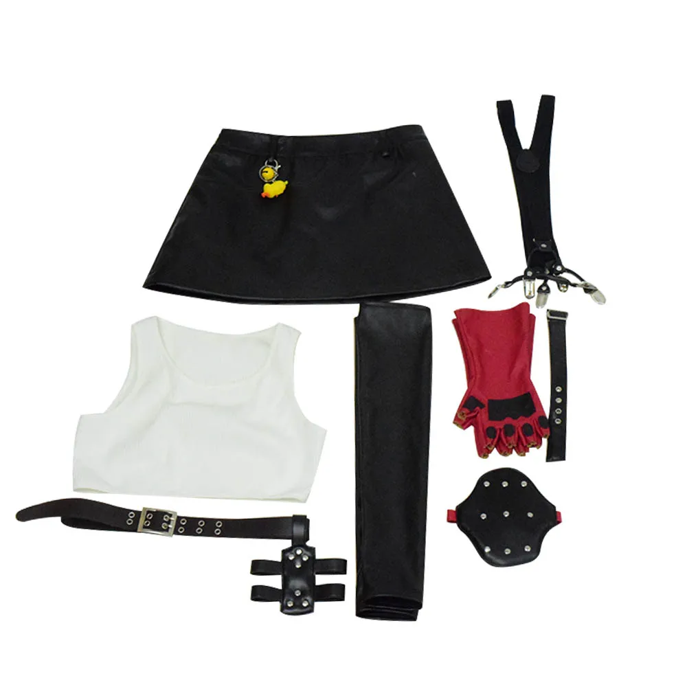 Cossky Tifa Lockhart Косплей Костюм женский Фэнтези Костюм финальный полный комплект
