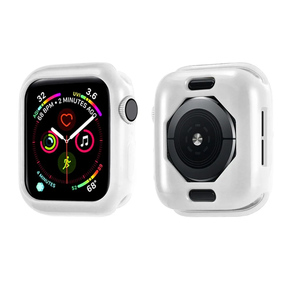 Чехол-бампер для часов из ТПУ для Apple Watch 5, 4, чехол 44 мм, 40 мм, высококачественные защитные аксессуары для часов iWatch 5, 4