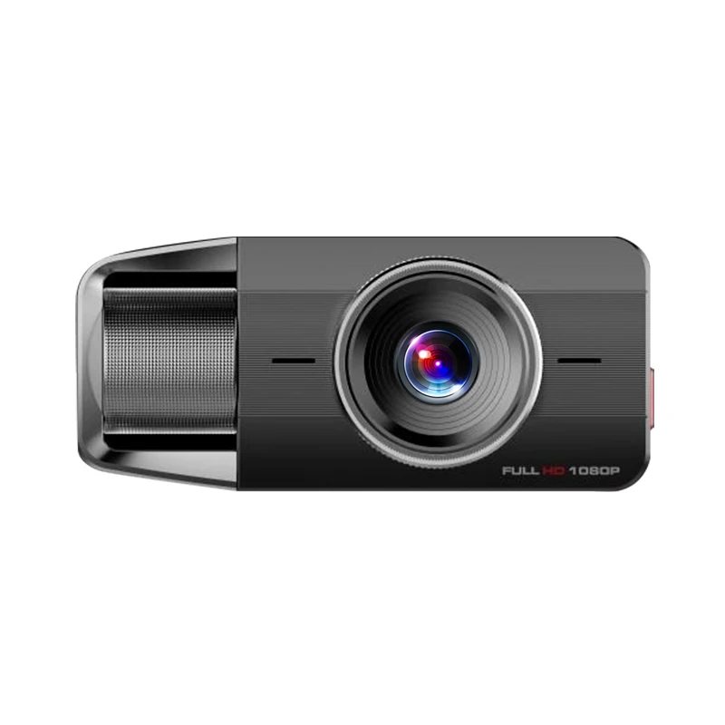 Три канала Mstar чипсет Автомобильный видеорегистратор Двойной 1080P видеорегистратор - Название цвета: Черный