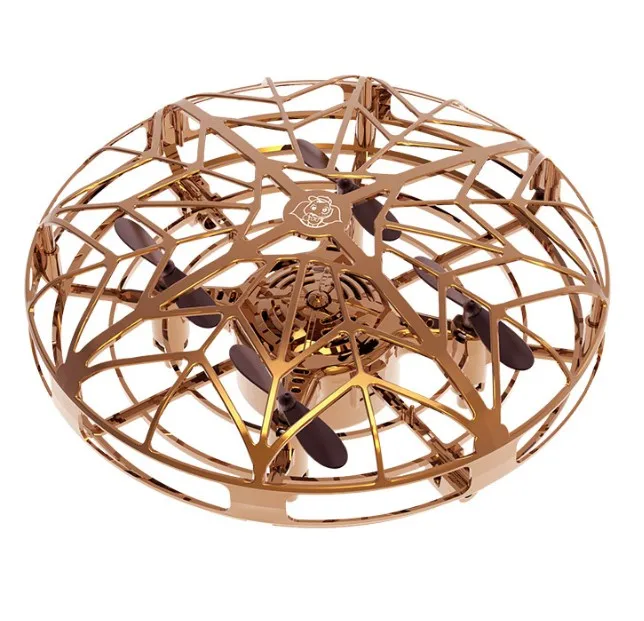 Hand Flying UFO Charge Mini Induction Suspension RC Aircraft Drone Toys Gift Sensing and Lights Helicopter Toy Hand-Controlle