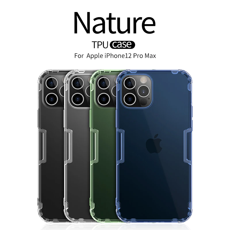 

10PCS for iPhone 12 Pro Max case Transparent Soft Case Protection Silicone Clear Cover Protector Soft Clear Case NILLKIN