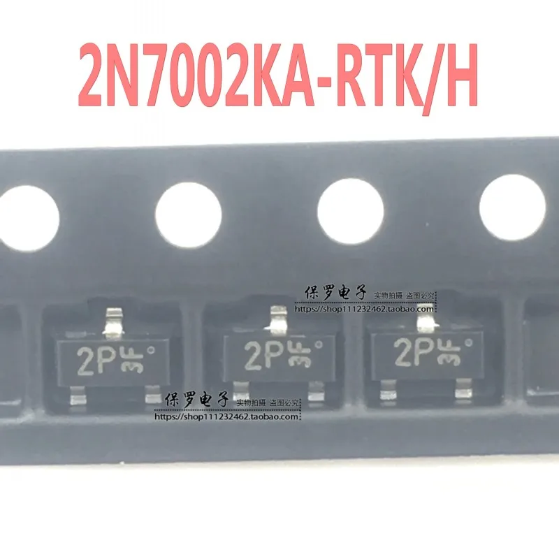 100%   ǰ 2N7002KA-RTK/H 2N7002KA ũ ũ, 2P SOT-23 ġ,   , 10 