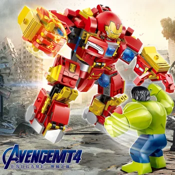 

Building Blocks Vengers 4 Endgame Avengerss Ultimate Machine Buster Thanos Hulk Block Sets Compatible Bricks Boy Toys