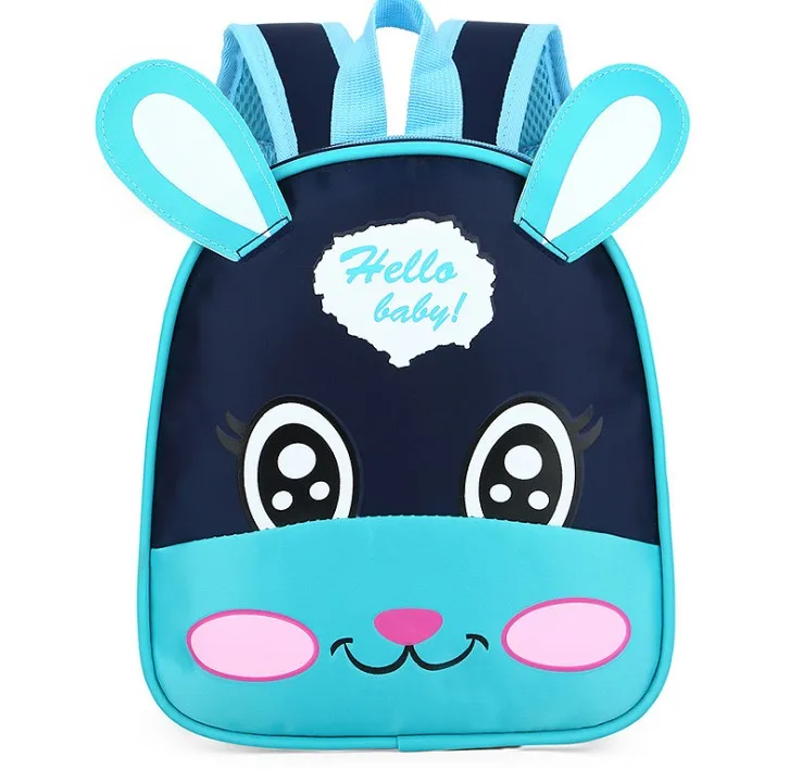 B Pudcoco мультфильм Детские Девочки BackpacksToddler дети водонепроницаемый кролик рюкзак мальчик девочка мультфильм животных школьные сумки - Цвет: B