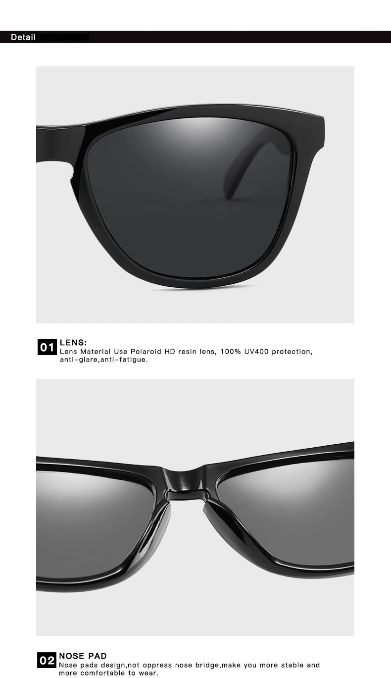 Longkeperer мужские Поляризованные Квадратные Солнцезащитные очки Брендовые дизайнерские UV400 Защитные Оттенки Oculos De Sol женские очки для вождения Новинка