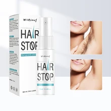 

20ml Powerful Permanent Painless Hair Removal Spray Stop Hair Growth Inhibitor Shrink Pores Skin Smooth Repair Essence